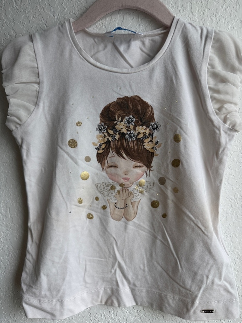 Mayoral Girls' Embellished Top